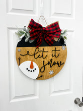 Load image into Gallery viewer, Let it Snow Door Hanger