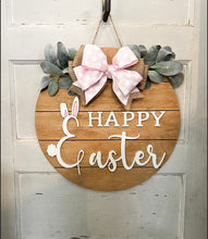Load image into Gallery viewer, Happy Easter Front door wreath|front door hanger for spring