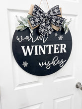 Load image into Gallery viewer, Warm Winter Wishes Door Hanger