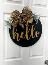 Load image into Gallery viewer, Hello Front door wreath|front door hanger
