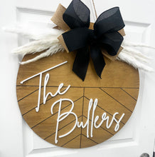 Load image into Gallery viewer, Last Name Front door wreath|front door hanger for spring