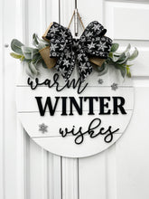 Load image into Gallery viewer, Warm Winter Wishes Door Hanger