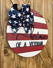 Load image into Gallery viewer, Patriotic Front door wreath|front door hanger for Memorial Day