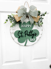 Load image into Gallery viewer, St Pattys Day Front door wreath|front door hanger for spring