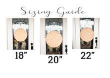 Load image into Gallery viewer, Hello bow wooden door wreath for front door