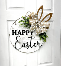 Load image into Gallery viewer, Happy Easter Front door wreath|front door hanger for spring