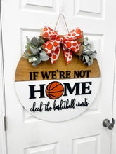 Load image into Gallery viewer, Basketball Wood Door Hanger