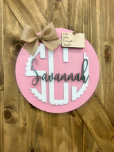 Load image into Gallery viewer, Hospital door hanger for baby girl