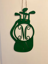 Load image into Gallery viewer, Golf Bag Wood Door Hanger | Golf Theme | Father's Day Gift