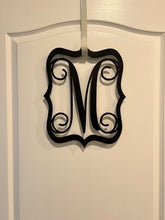 Load image into Gallery viewer, Quatrefoil Wood Door Hanger-Initial