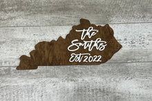 Load image into Gallery viewer, State Silhouette Sign