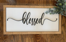 Load image into Gallery viewer, Bedroom Wall Sign-Blessed