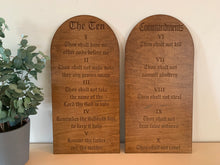 Load image into Gallery viewer, The Ten Commandments Wall Plaque