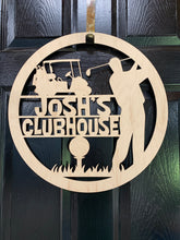 Load image into Gallery viewer, Wood Door Hanger | Golf Theme | Father's Day Gift