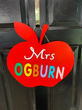 Load image into Gallery viewer, Personalized Teacher Door Hanger | Classroom Wall Decor