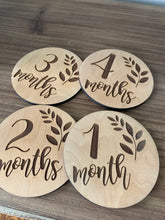 Load image into Gallery viewer, Wood Monthly Milestone