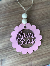 Load image into Gallery viewer, Mama Bear Rear View Mirror Car Charm