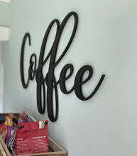 Load image into Gallery viewer, Coffee Sign | Wood Coffee Bar Decor