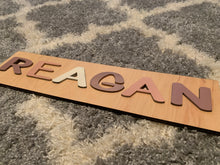 Load image into Gallery viewer, Wooden Name Puzzle