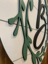 Load image into Gallery viewer, Last Name Initial Wood Door Hanger