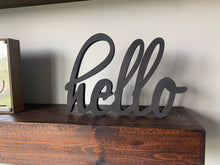 Load image into Gallery viewer, Hello Sign Home Decor