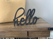 Load image into Gallery viewer, Hello Sign Home Decor