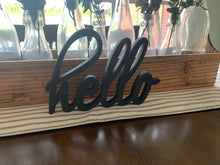 Load image into Gallery viewer, Hello Sign Home Decor