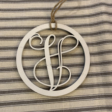 Load image into Gallery viewer, Initial Monogram Christmas Ornament