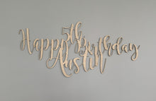 Load image into Gallery viewer, Happy Birthday Sign