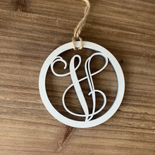 Load image into Gallery viewer, Initial Monogram Christmas Ornament