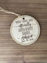 Load image into Gallery viewer, Adoption Christmas Ornament