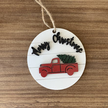 Load image into Gallery viewer, Red Truck Christmas Ornament