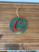 Load image into Gallery viewer, Last Name Initials Christmas Ornament