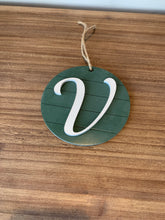 Load image into Gallery viewer, Last Name Initials Christmas Ornament