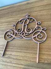 Load image into Gallery viewer, Cinderella Carriage- Wood Cake Topper