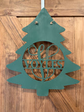 Load image into Gallery viewer, Wood Door Hanger-Christmas Tree