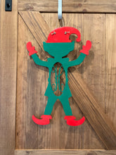 Load image into Gallery viewer, Wood Door Hanger- Christmas Elf
