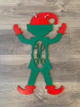 Load image into Gallery viewer, Wood Door Hanger- Christmas Elf