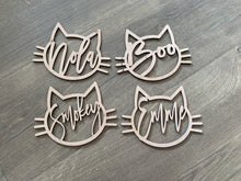 Load image into Gallery viewer, Cat Name Christmas Ornament
