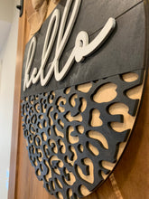 Load image into Gallery viewer, Cheetah Print Door Hanger