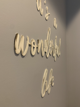 Load image into Gallery viewer, It's A Wonderful Life Wood Word Cutout
