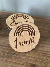 Load image into Gallery viewer, Rainbow Wood Monthly Milestone