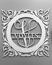 Load image into Gallery viewer, Wood Monogram Door Hanger