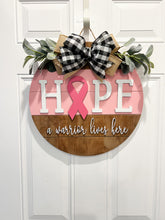 Load image into Gallery viewer, Breast Cancer Door Hanger