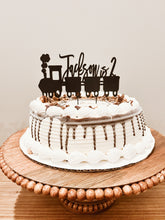 Load image into Gallery viewer, Chugga Chugga Two Two Train Wood Cake Topper