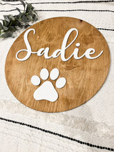Load image into Gallery viewer, Pet Name Sign