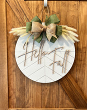 Load image into Gallery viewer, Hello Fall Wood Door Hanger