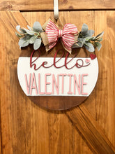 Load image into Gallery viewer, Hello Valentine Door Hanger