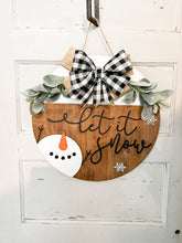 Load image into Gallery viewer, Let it Snow Door Hanger