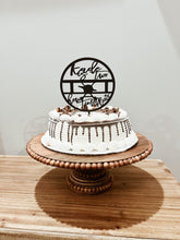Load image into Gallery viewer, How Time Flies Wood Cake Topper